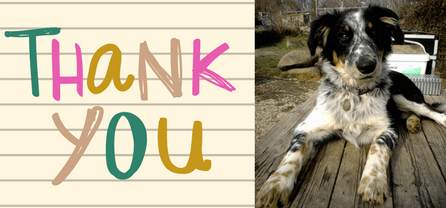 A big thank&nbsp;you