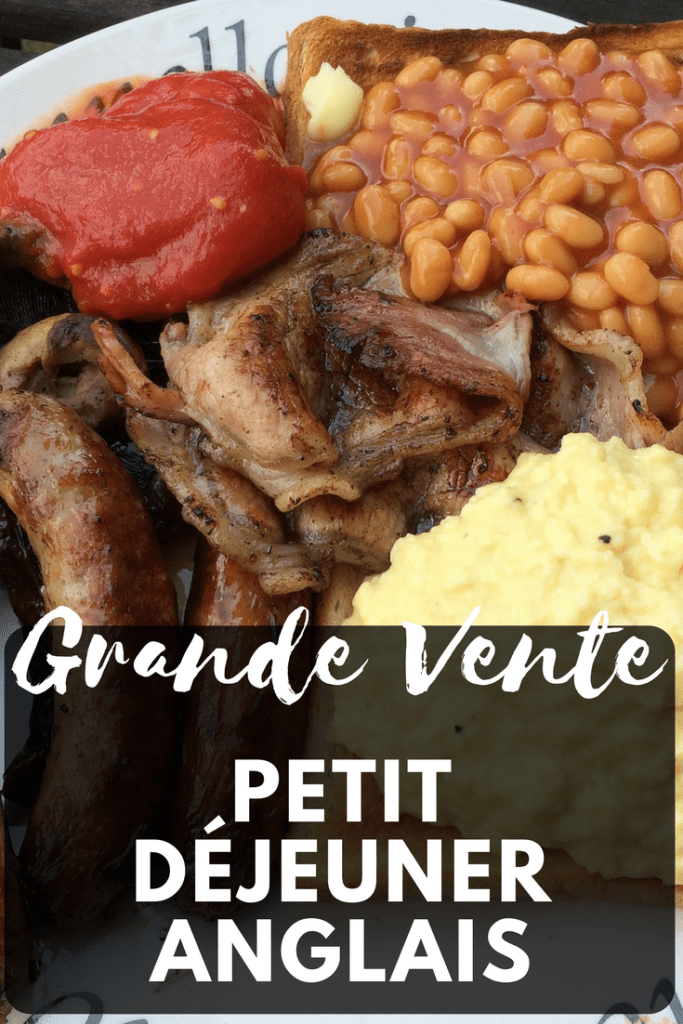 grande vente & petit déjeuner anglais