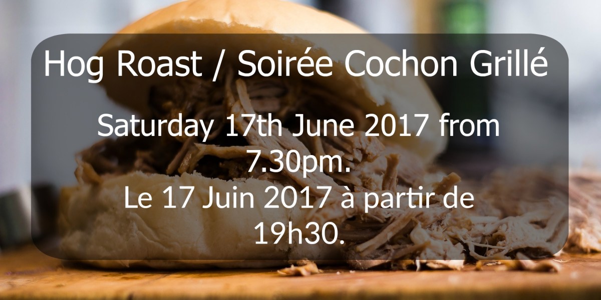 Hog Roast / Soirée Cochon&nbsp;Grillé