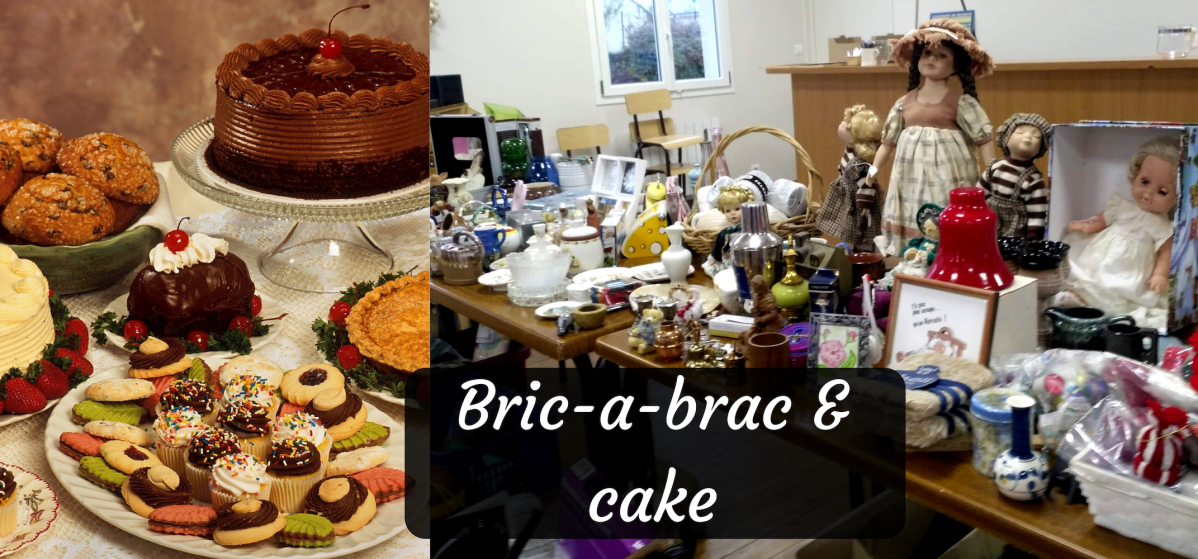 Bric-a-brac and cake&nbsp;sale